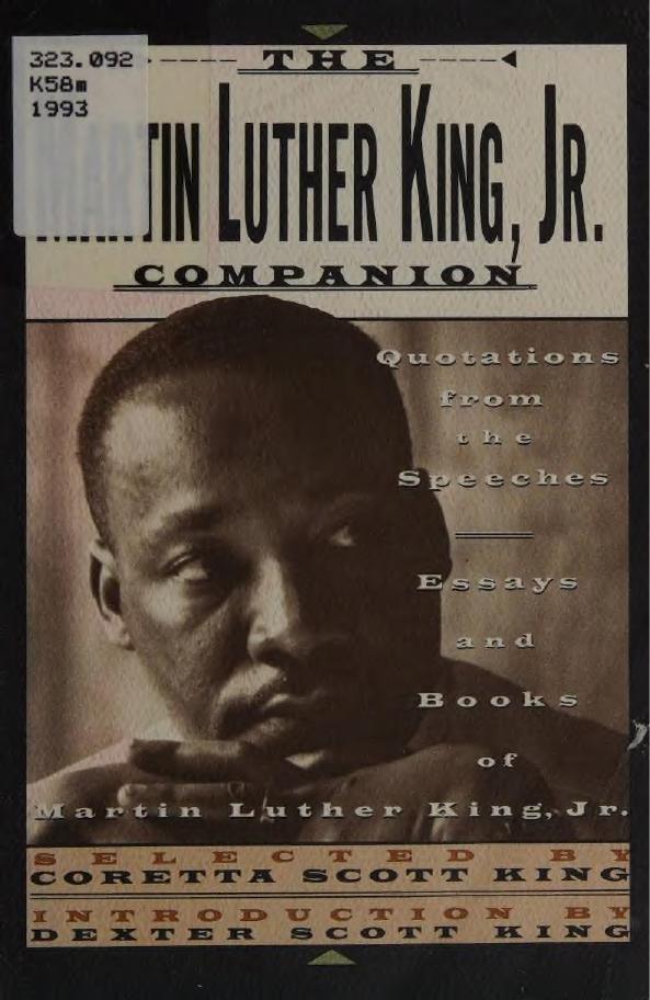 The Martin Luther King Jr. Companion by Coretta Scott King