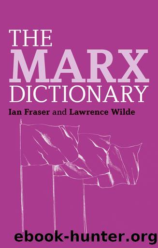The Marx Dictionary by Fraser Ian.;Wilde Lawrence.;