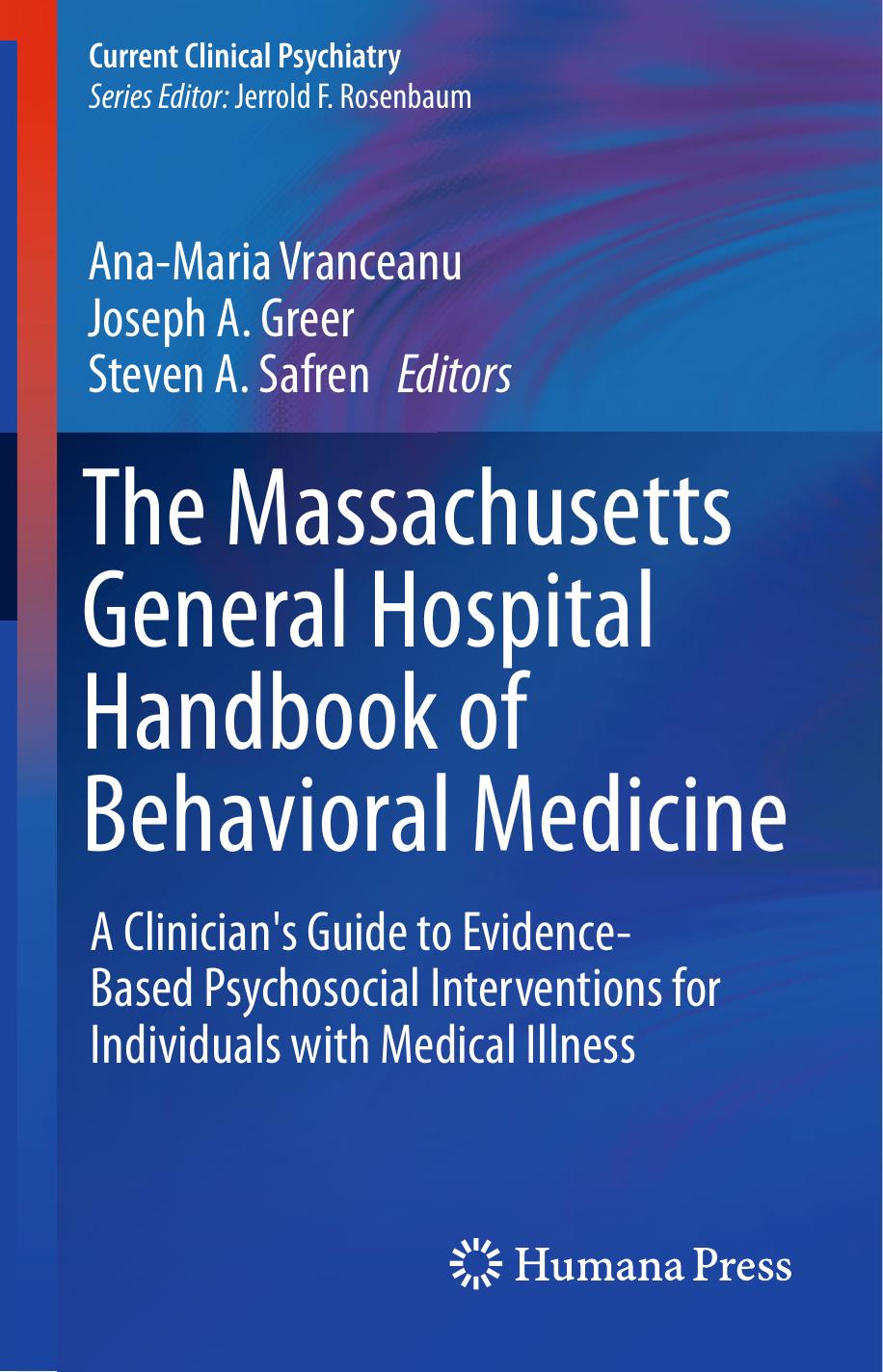 The Massachusetts General Hospital Handbook of Behavioral Medicine by Unknown