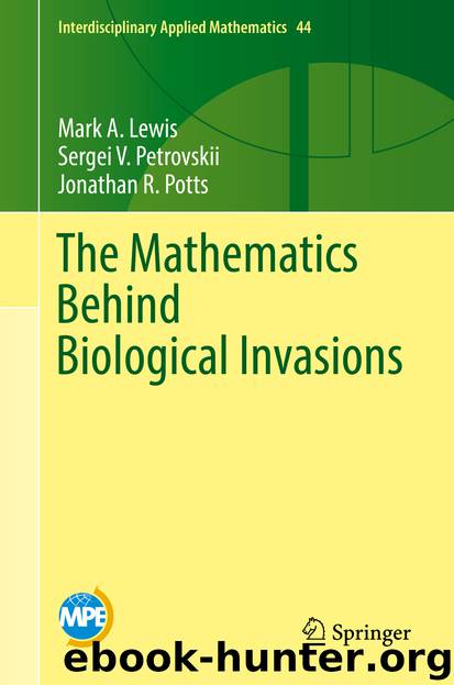 The Mathematics Behind Biological Invasions by Mark A. Lewis Sergei V. Petrovskii & Jonathan R. Potts