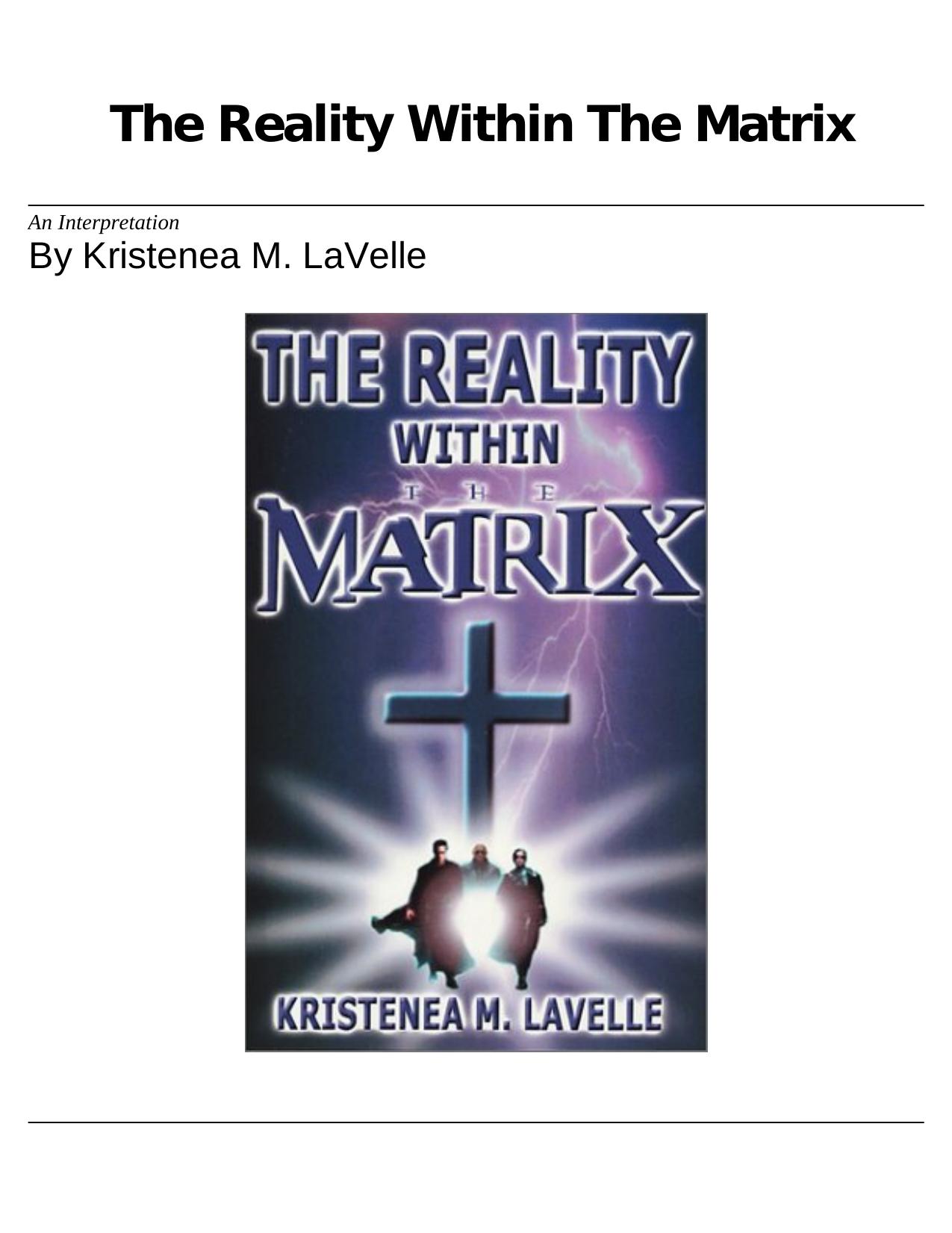 The Matrix - An Interpretation.PDF by Unknown