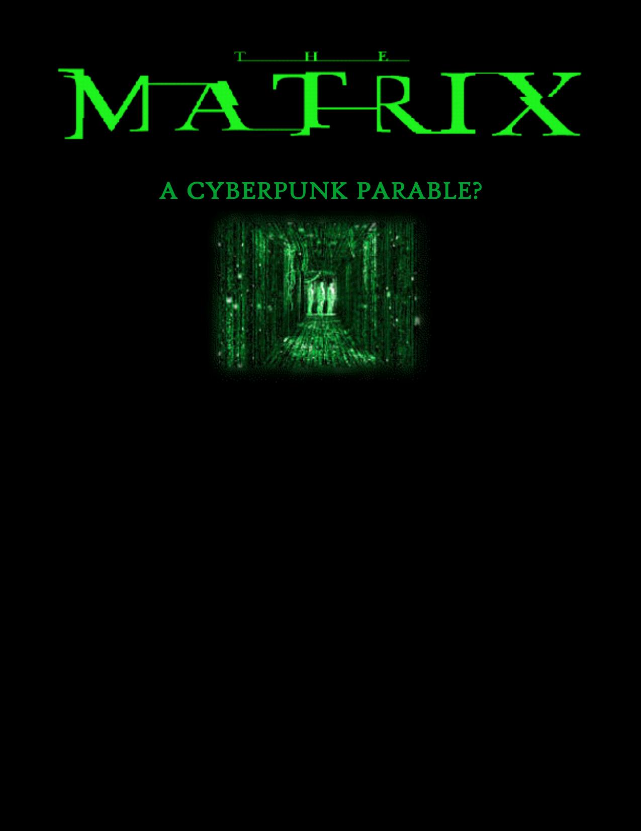 The Matrix by Nikolaos Stergiannis Ph.D. (Mechanical Engineering)