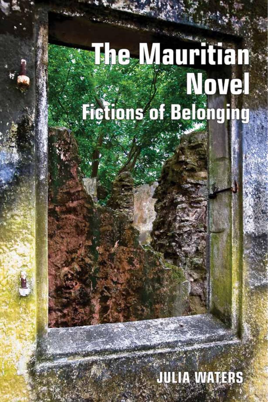 The Mauritian Novel: Fictions of Belonging by Julia Waters