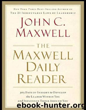 The Maxwell Daily Reader by John C. Maxwell