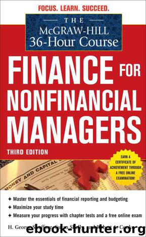 The McGraw-Hill 36-Hour Course: Finance for Nonfinancial Managers (McGraw-Hill 36-Hour Courses) by Shoffner H. George & Shelly Susan & Cooke Robert A