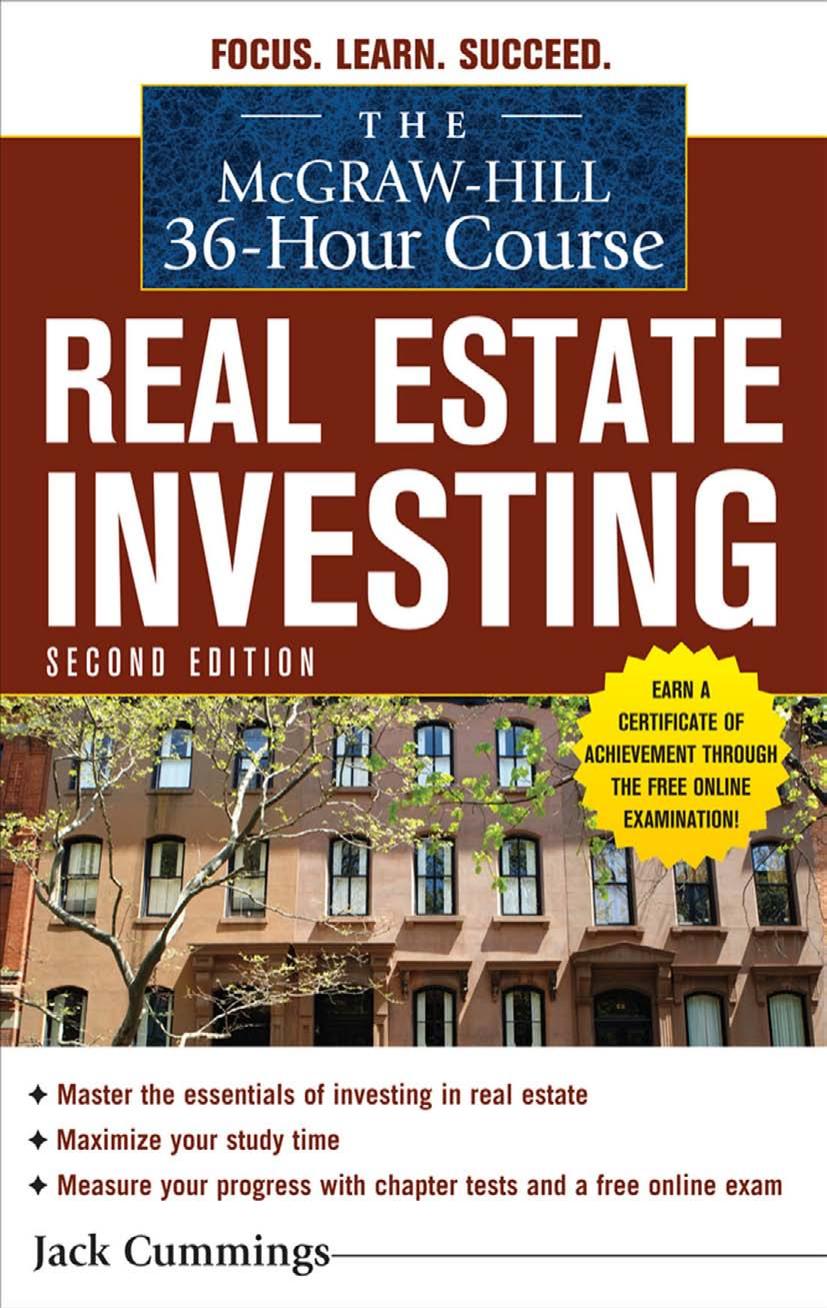 The McGraw-Hill 36-Hour Course: Real Estate Investment, Second Edition (McGraw-Hill 36-Hour Courses) by Jack Cummings