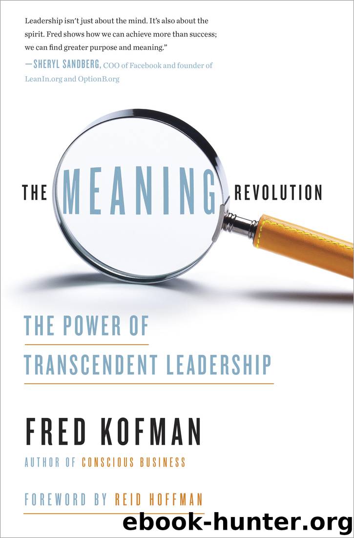 The Meaning Revolution by Fred Kofman & Reid Hoffman