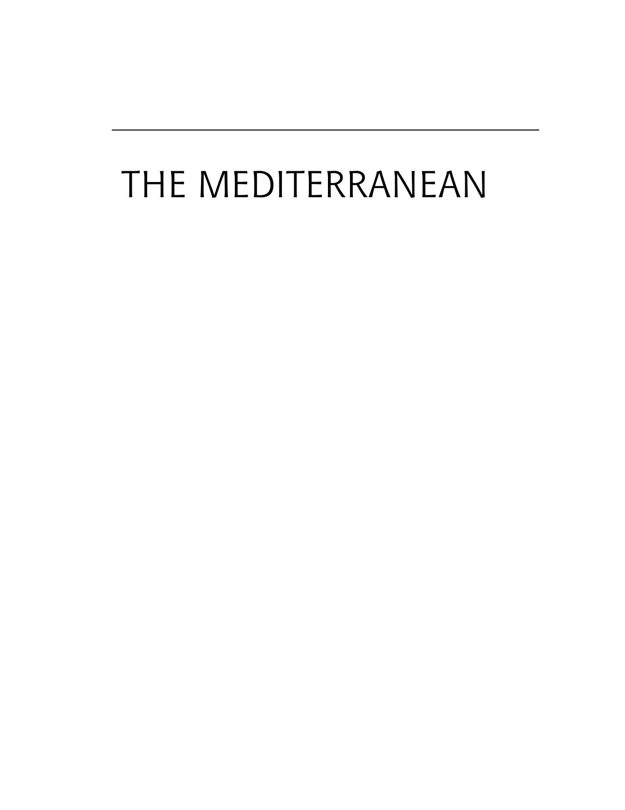 The Mediterranean: An Environmental History by J. Donald Hughes Mark R. Stoll