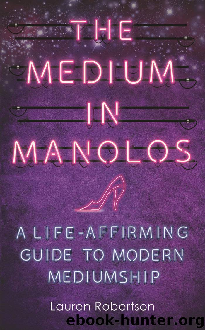 The Medium in Manolos by Lauren Robertson