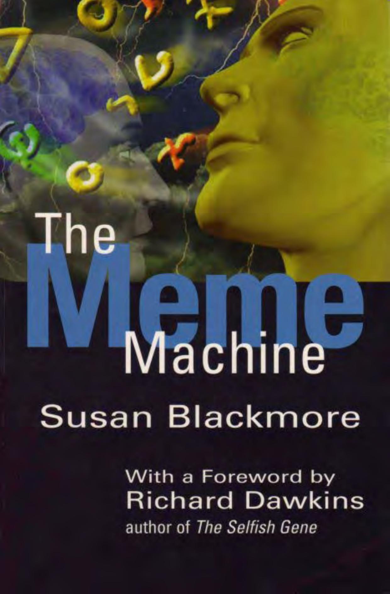 The Meme Machine by Susan Blackmore