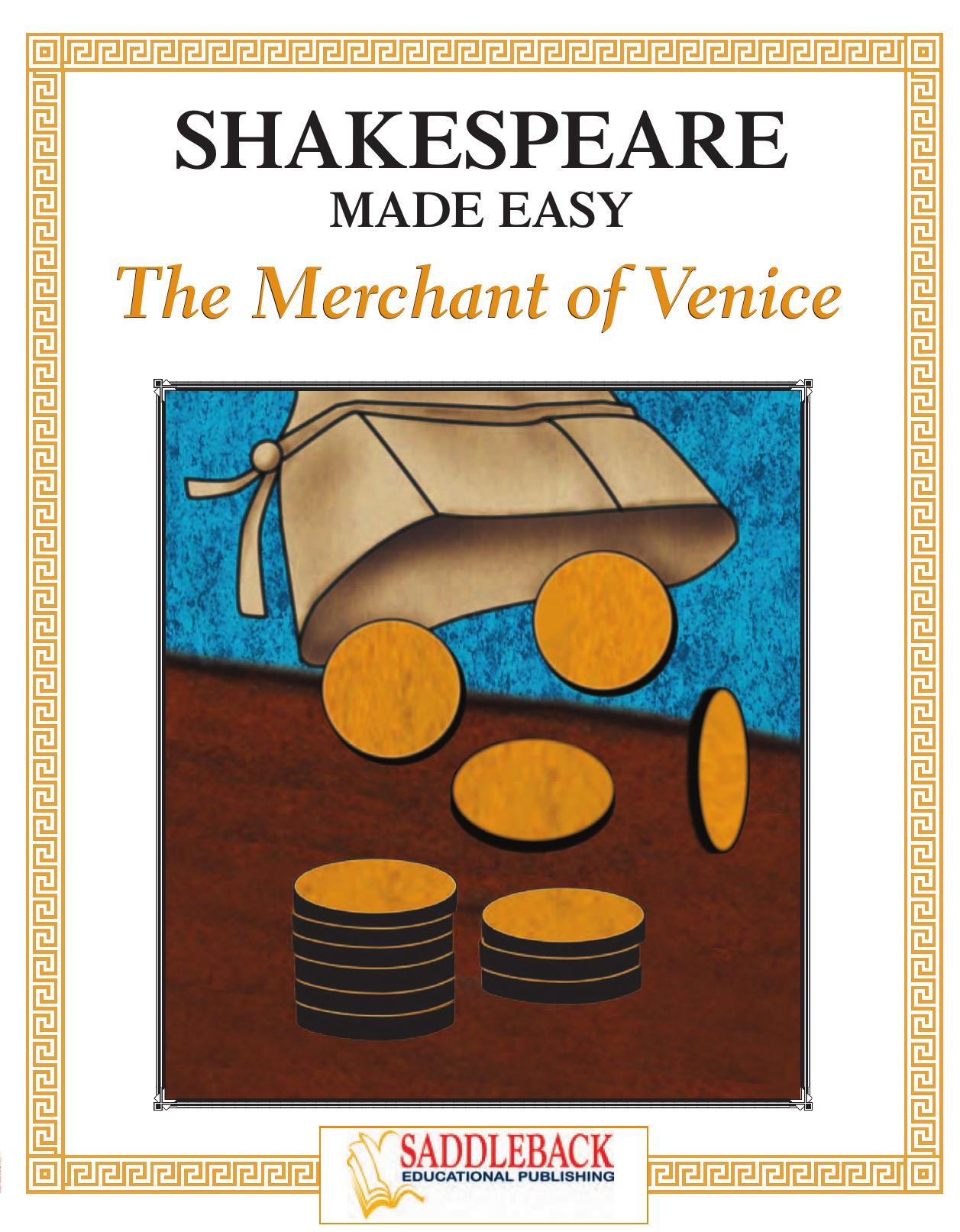The Merchant of Venice (Shakespeare Made Easy) by Tanya Grosz Linda Wendler