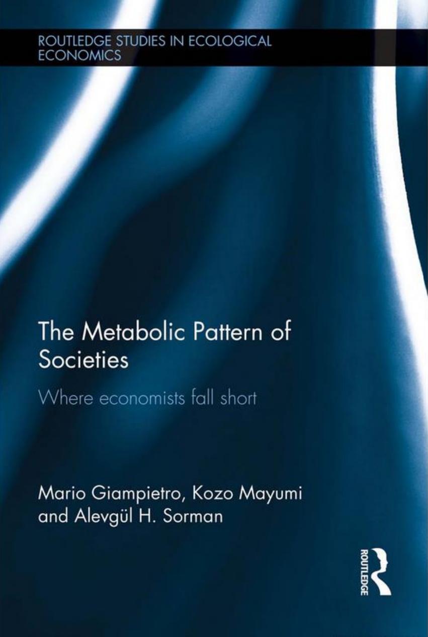 The Metabolic Pattern of Societies: where Economists Fall Short by Mario Giampietro Kozo Mayumi and Alevgül H. Sorman