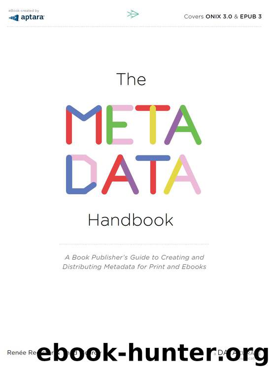 The Metadata Handbook by Register Renee McIlroy Thad & Thad McIlroy