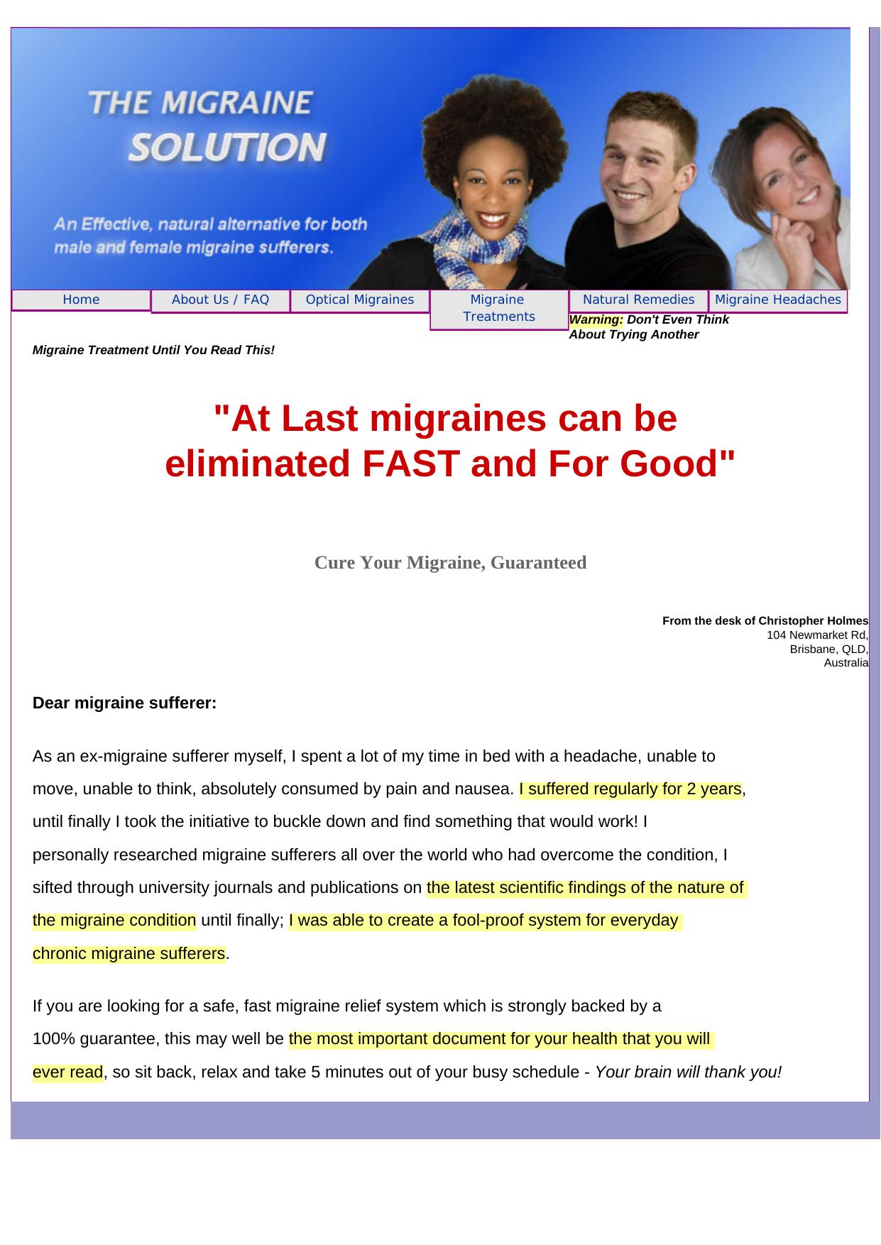 The Migraine & Headache Solution! by Best of Kuszter's Collection