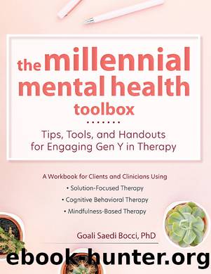 The Millennial Mental Health Toolbox by Saedi Bocci Goali;