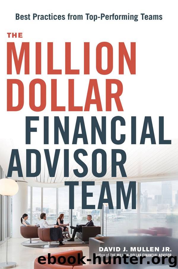 The Million-Dollar Financial Advisor Team by David J. Mullen Jr
