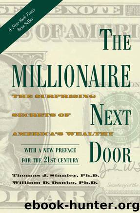 The Millionaire Next Door: The Surprising Secrets of America's Wealthy by Thomas Stanley & William Danko