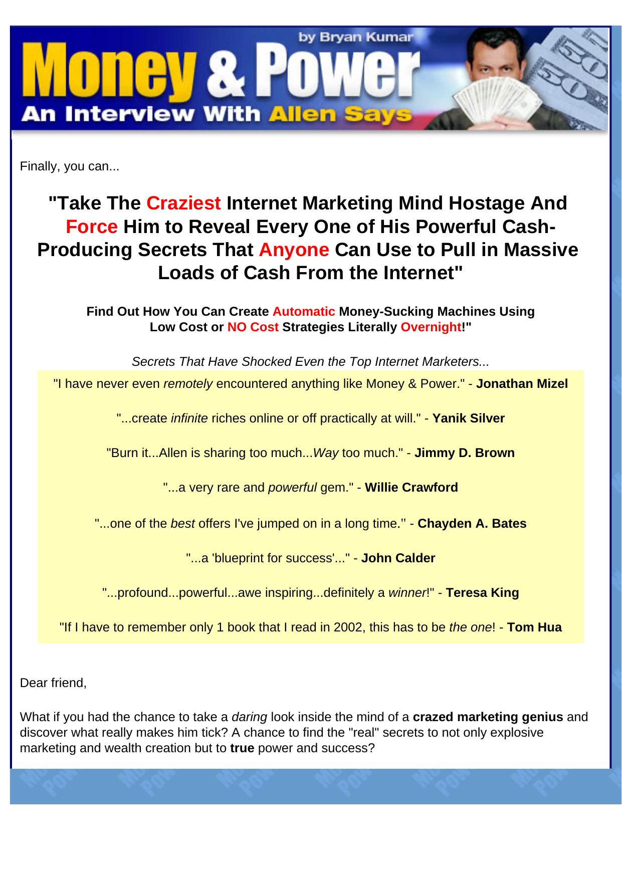 The Mind Of The Craziest Marketer Alive! by Best of Kuszter's Collection