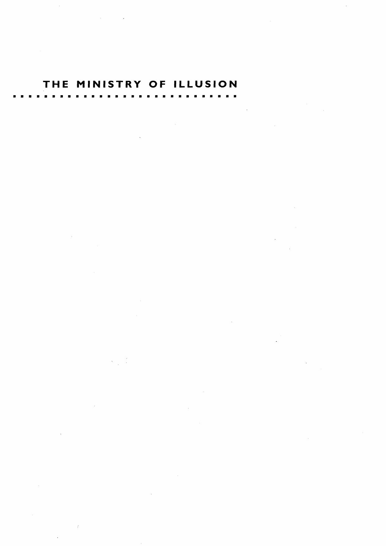 The Ministry of Illusion, Nazi Cinema and Its Afterlife by Unknown