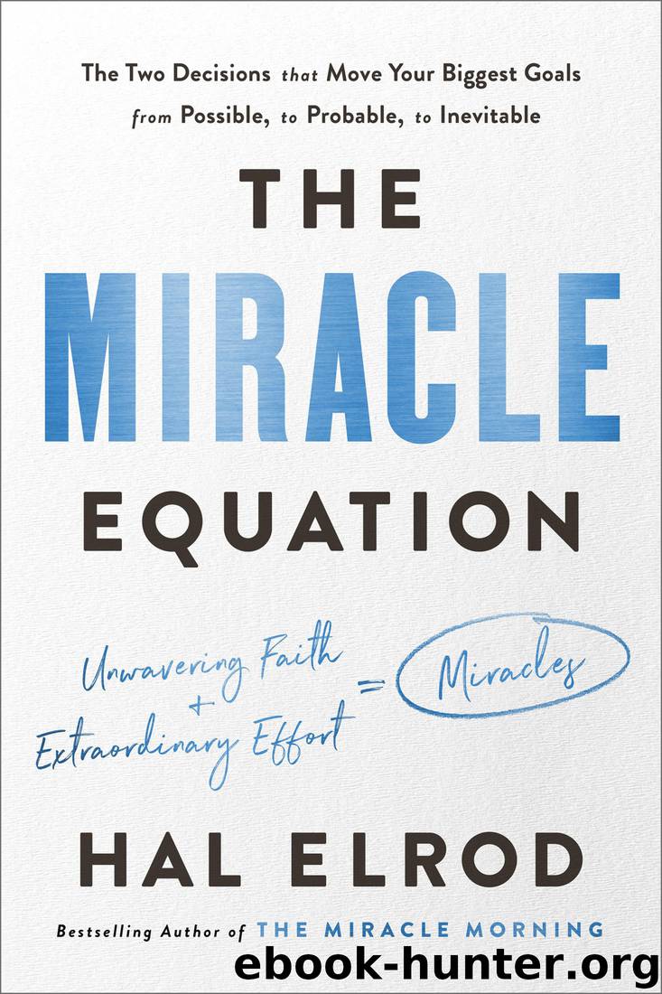 The Miracle Equation by Hal Elrod