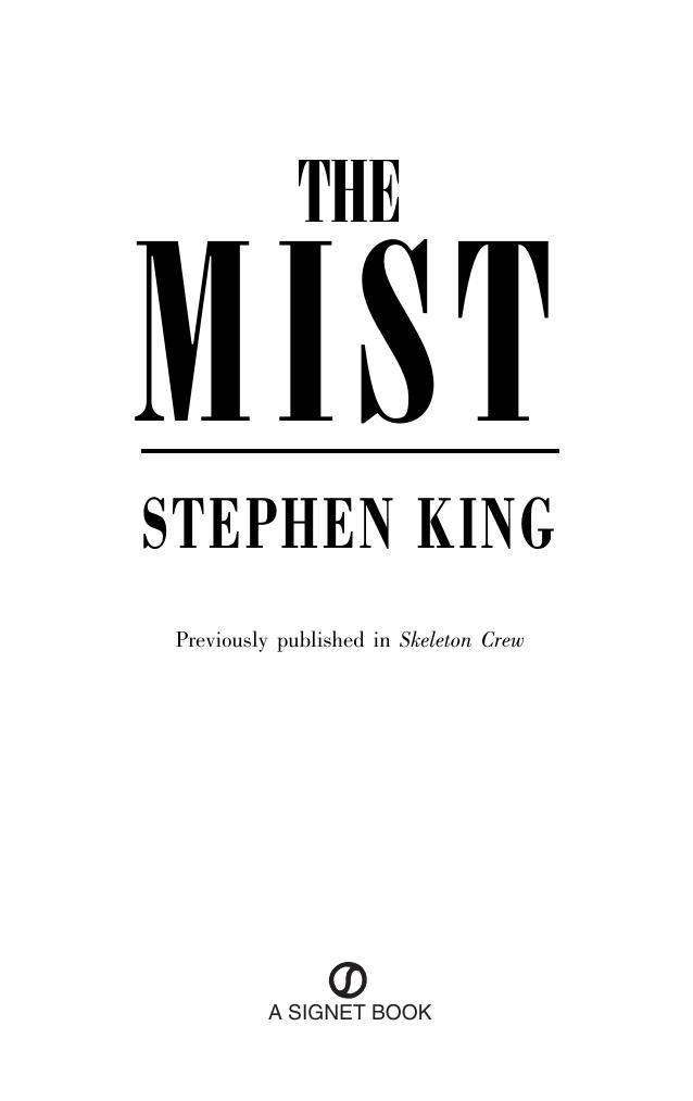 The Mist by Stephen King