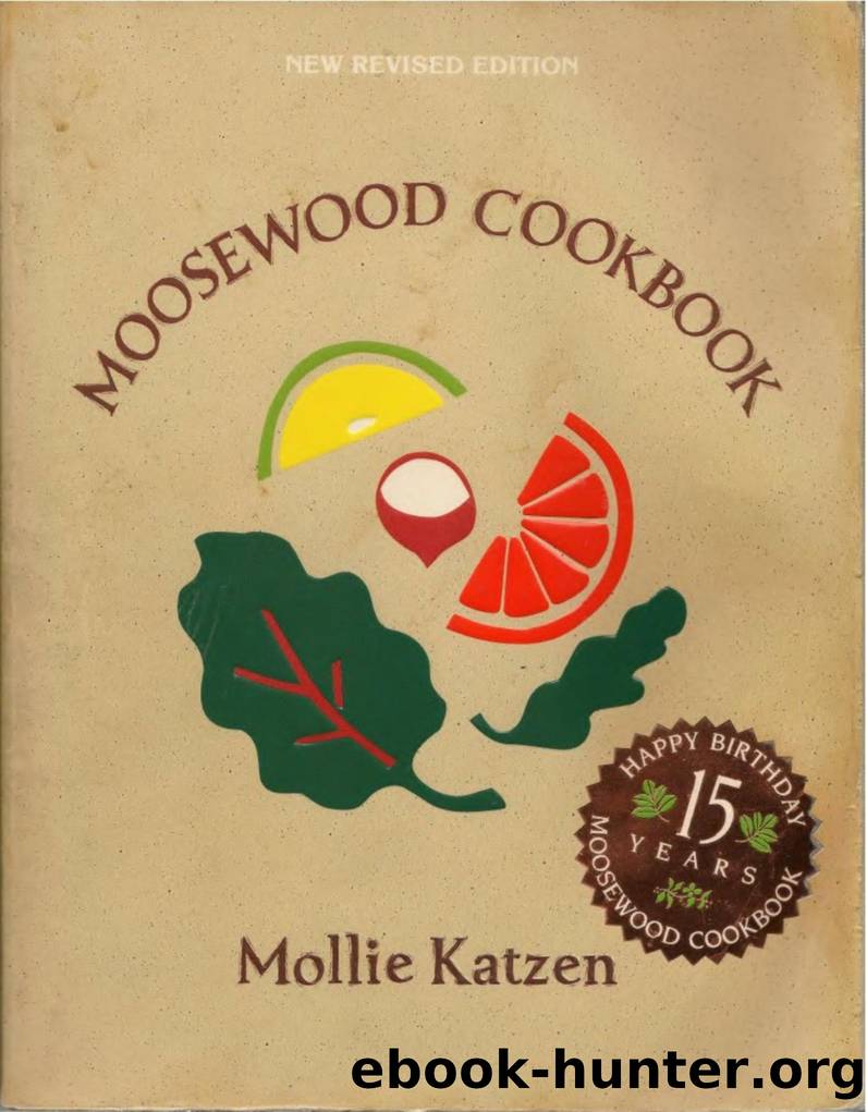 The Moosewood Cookbook by Unknown