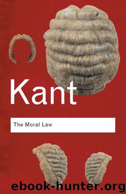 The Moral Law by Kant Immanuel