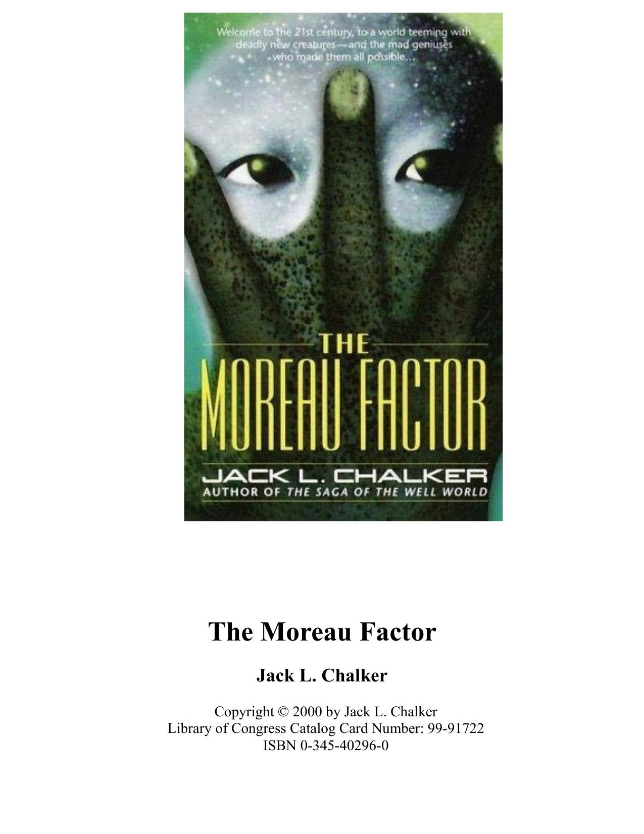 The Moreau Factor by Jack L. Chalker