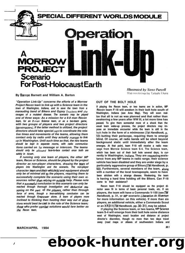 The Morrow Project by Barron Barnett && William A. Barton