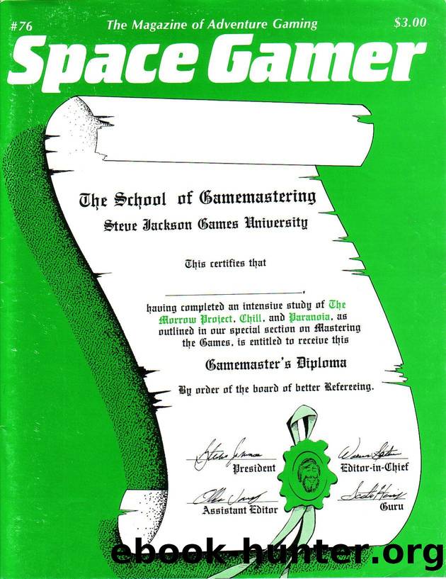 The Morrow Project by Space Gamer Omnibus