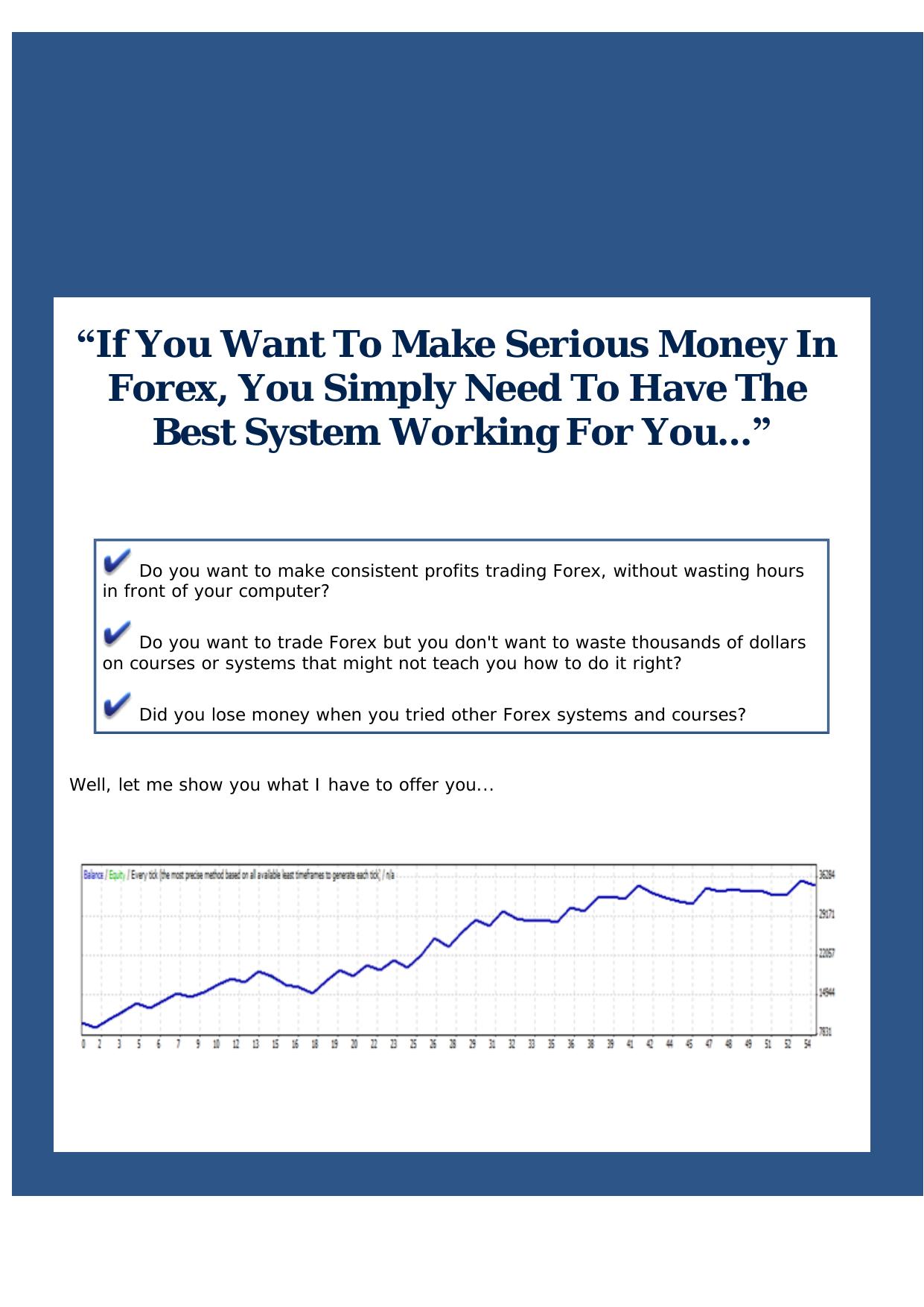 The Most Complete Forex Package Finally Arrived... by Best of Kuszter's Collection