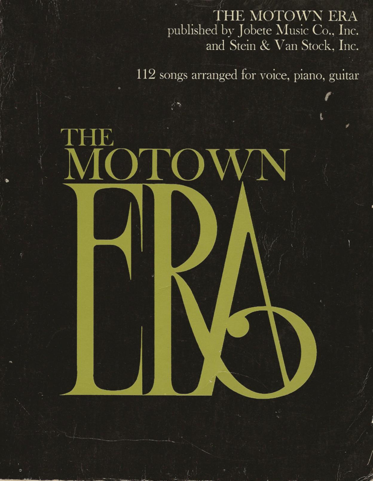 The Motown Era by Jobete Music Co