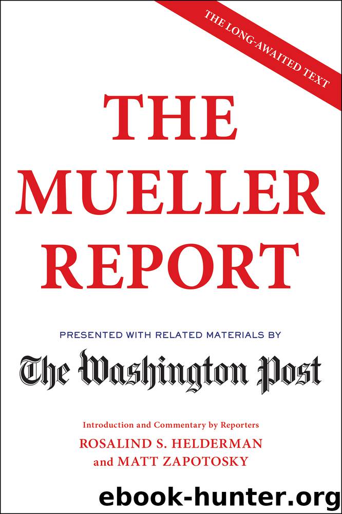 The Mueller Report by The Washington Post