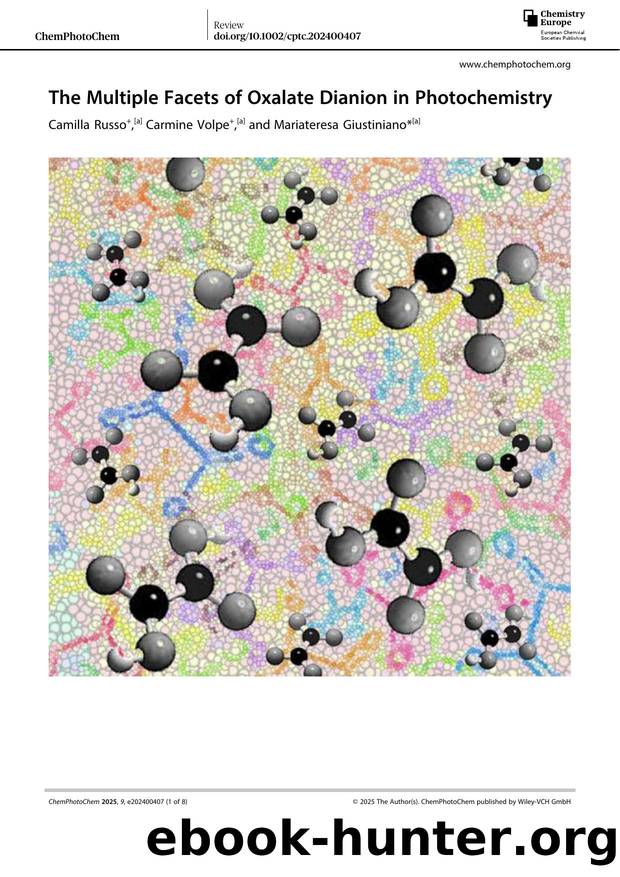The Multiple Facets of Oxalate Dianion in Photochemistry by Unknown