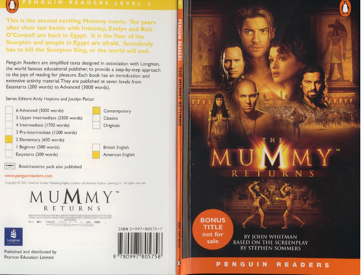 The Mummy Returns (level 2) by Unknown