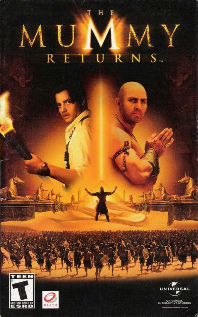 The Mummy Returns - Manual by PS2