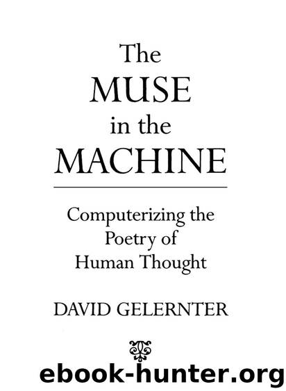 The Muse in the Machine by David Gelernter