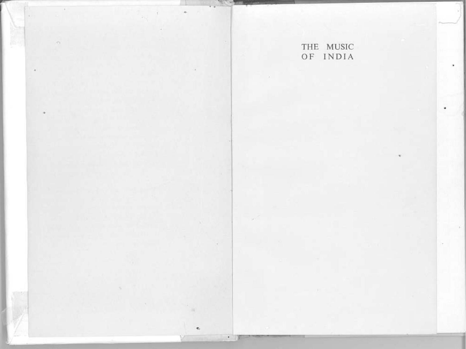 The Music of India by Shripada Bandopadhyaya