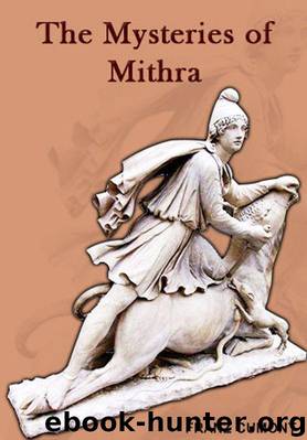 The Mysteries of Mithra by Cumont Franz