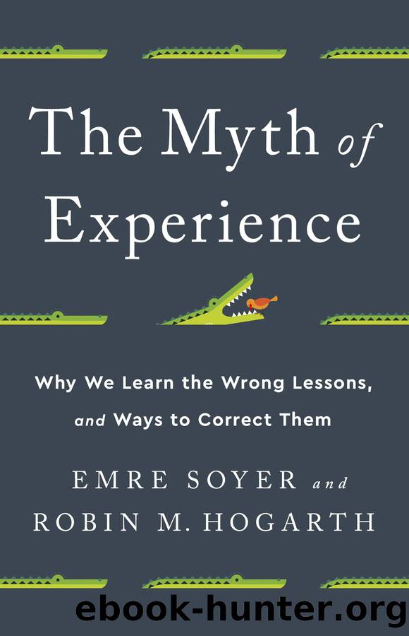 The Myth of Experience by Emre Soyer & Robin M. Hogarth