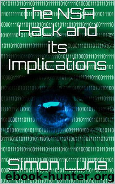 The NSA Hack and its Implications by Simon Luria