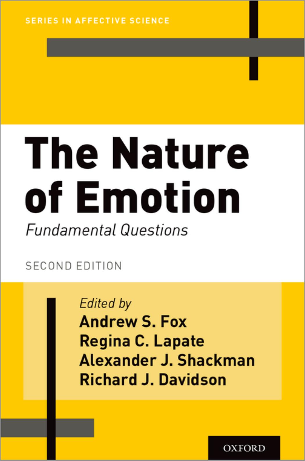 The Nature of Emotion: Fundamental Questions by unknow