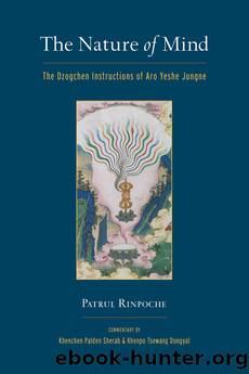 The Nature of Mind: The Dzogchen Instructions of Aro Yeshe Jungne by Khenchen Sherab & Khenpo Tsewang Dongyal & Patrul Rinpoche
