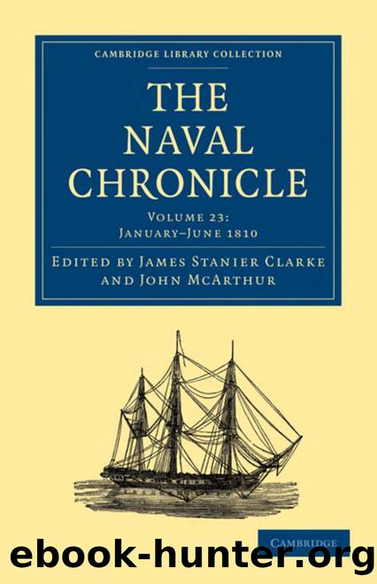 The Naval Chronicle, Volume 23: Containing a General and Biographical History of the Royal Navy of the United Kingdom with a Variety of Original Papers on Nautical Subjects by James Stanier Clarke (editor) John McArthur (editor)