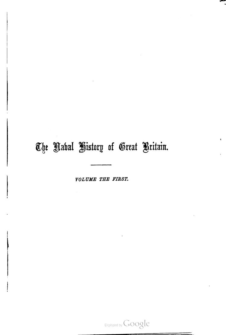 The Naval History of Great Britain, from the declaration of war by France in 1793 to the accession of George IV. by William James