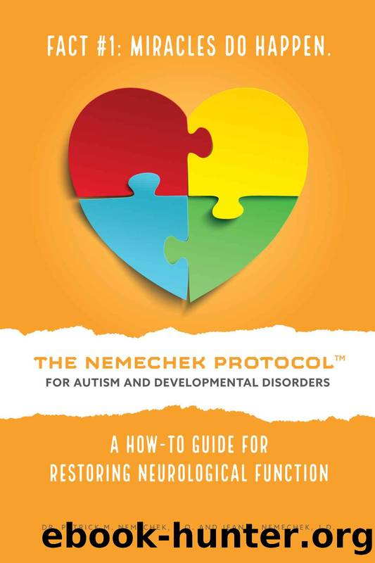 The Nemechek Protocol For Autism and Developmental Disorders: A How-To Guide to Restoring Neurological Function by Dr. Patrick Nemechek & Jean Nemechek