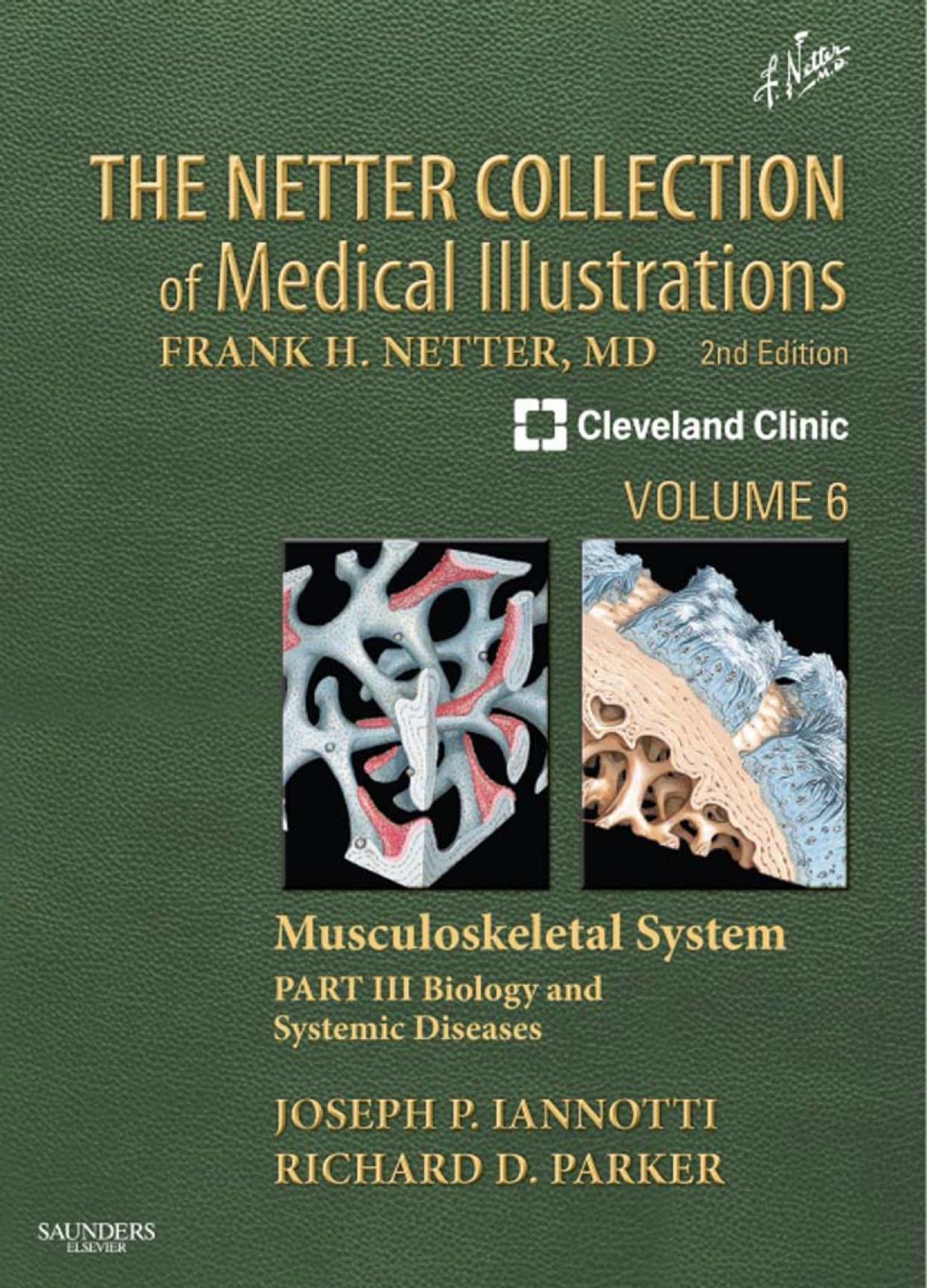 The Netter Collection of Medical Illustrations: Musculoskeletal System, Volume 6, Part III - Musculoskeletal Biology and Systematic Musculoskeletal Disease by Iannotti Joseph P Parker Richard