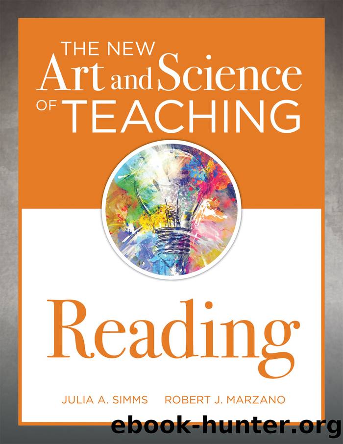 The New Art and Science of Teaching Reading by Julia A. Simms & Robert J. Marzano