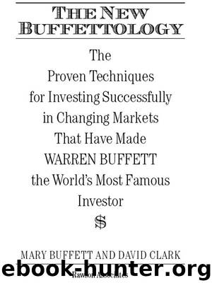 The New Buffettology by Mary Buffett