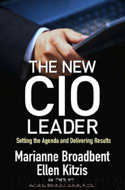 The New CIO Leader by Marianne Broadbent Ellen Kitzis & Ellen S. Kitzis